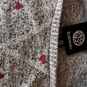 Gray heart sweater Stitch Fix